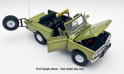 Acme 1972 GMC Jimmy KC Highlighter Medium Olive Poly Green 1:18