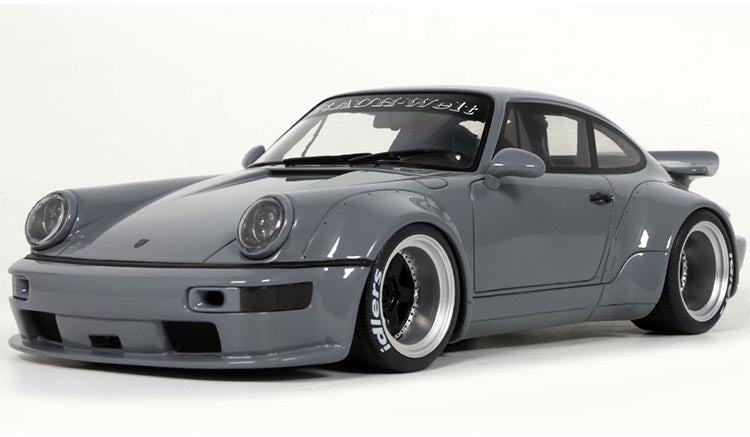 GT Spirit 2015 Porsche 911 964 RWB Jonsibal Grey 1:18 Resin