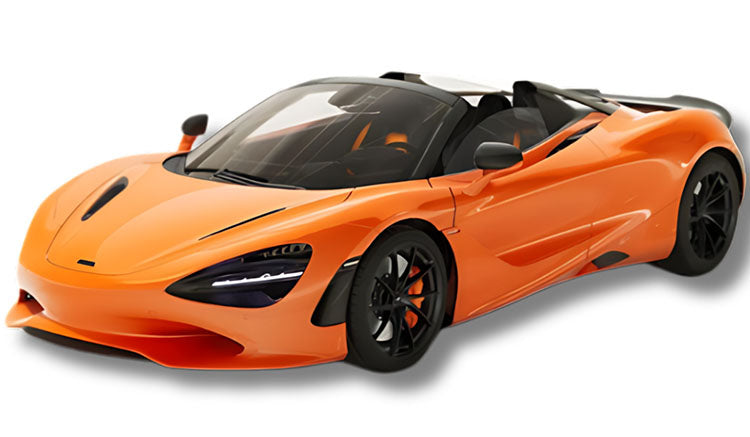 GT Spirit 2024 Mclaren 750S Spyder Papaya Spark Orange 1:18 Resin