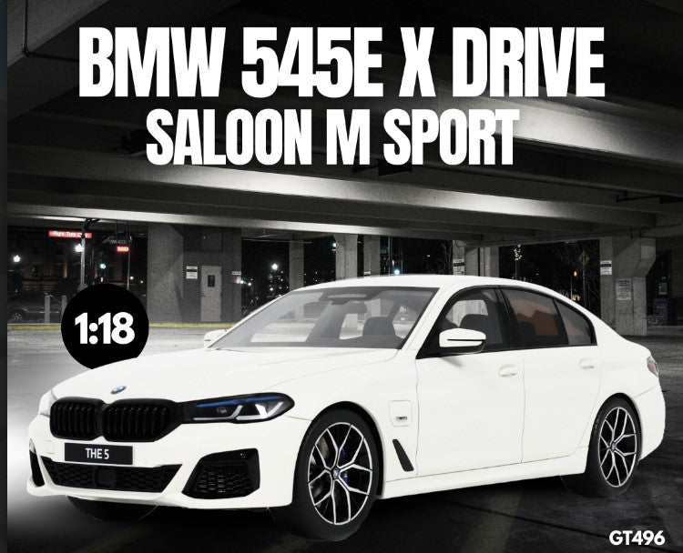 GT Spirit 2023 BMW 545E Xdrive M Sport Sedan White 1:18