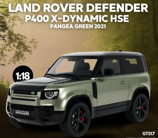 GT Spirit 2021 Land Rover Defender 90 P400 X-Dynamic HSE Pangea Green 1:18