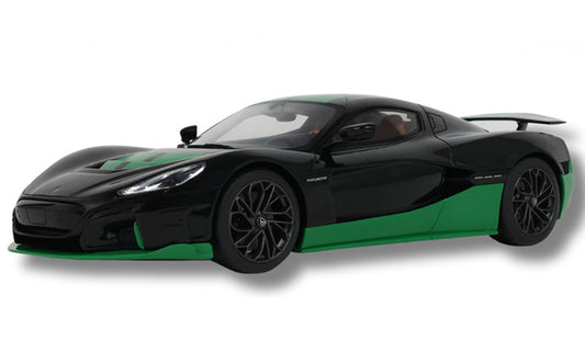 GT Spirit 2023 Rimac Nevera Record Black w/ Green Accents 1:18