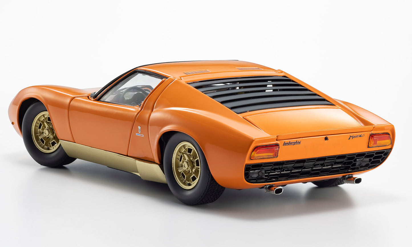 Kyosho Lamborghini Miura P400 Orange and Gold 1:18