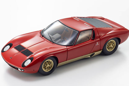 Kyosho Lamborghini Miura P400 Red and Gold 1:18