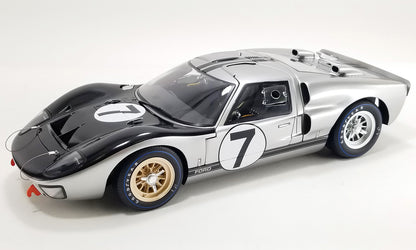 Acme 1966 Ford GT40 MkII-B No 7 24hr LeMans Silver  1:12