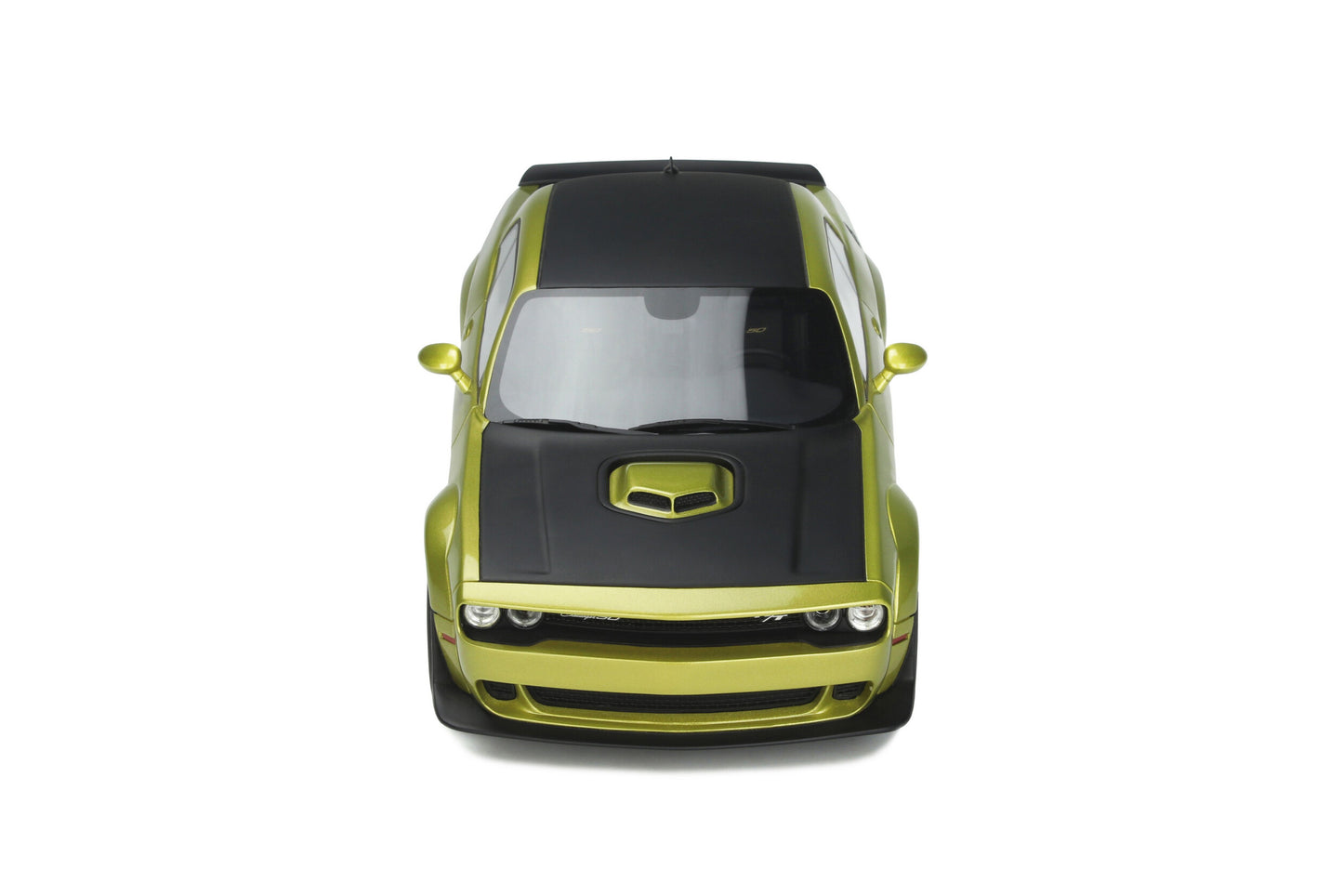 GT Spirit 2020 Dodge Challenger R/T Scat Pack Widebody 50th Anniversary Green Metallic & Black 1:18