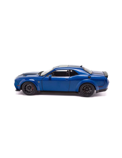 Solido 2023 Dodge Challenger R/T Scat Pack Widebody Electric Blue Pearl 1:18