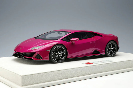 Make Up Co., Ltd / Eidolon 2019 Lamborghini Huracan EVO (AESIR Wheels) Viola Bast Purple Metallic WITH DISPLAY 1:18