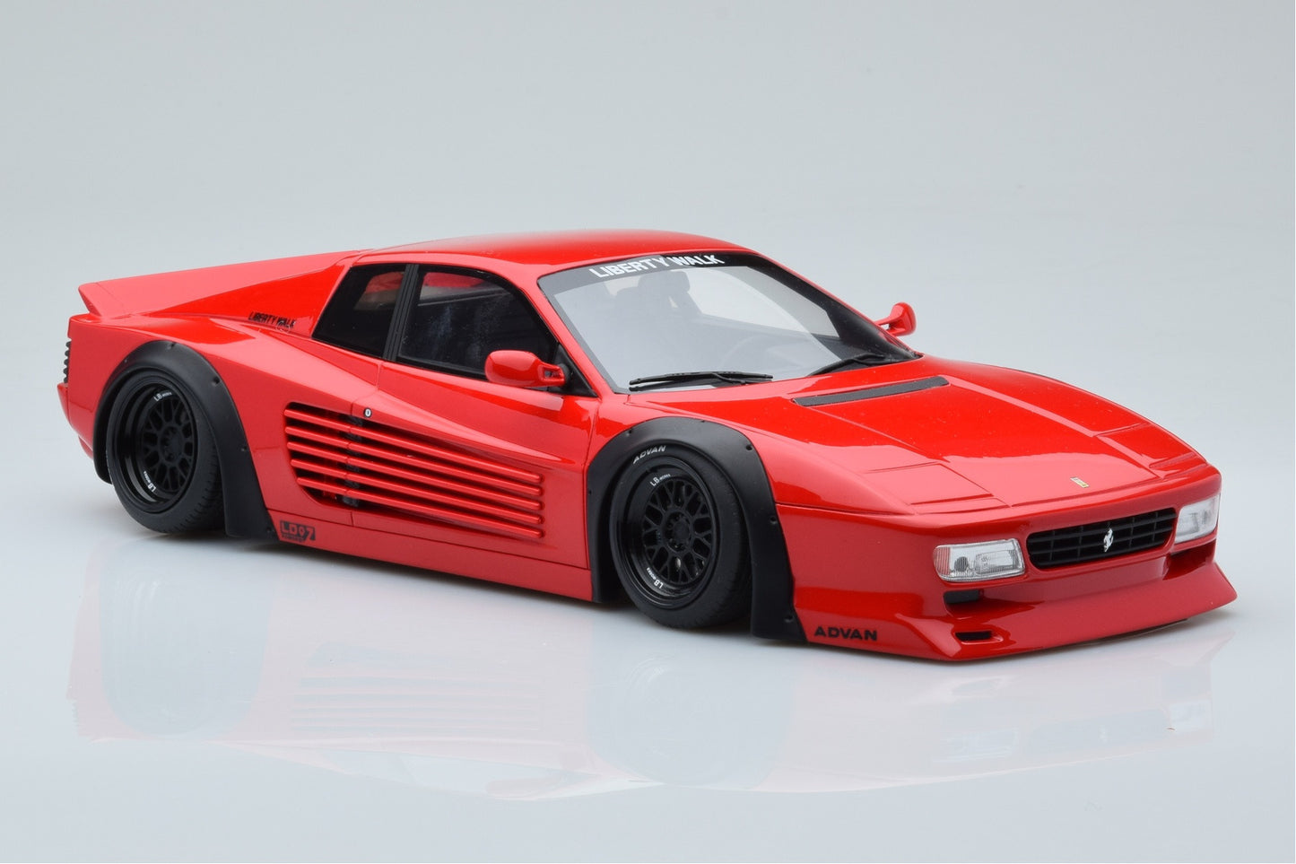 GT Spirit Ferrari 512 TR LBWK Liberty Walk Rosso Corsa 1:18 Resin