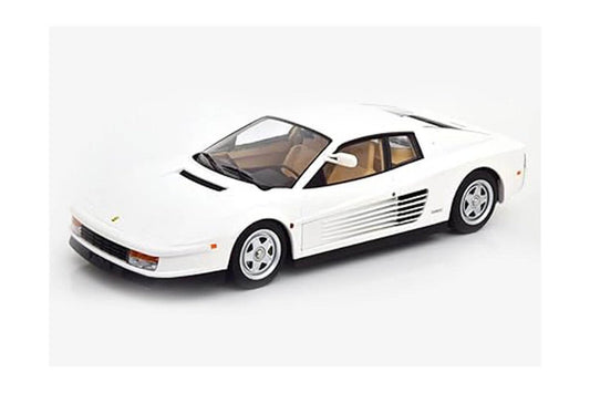 KK Scale Ferrari Testarossa White Monospecchio 1984 US-Version 1:18