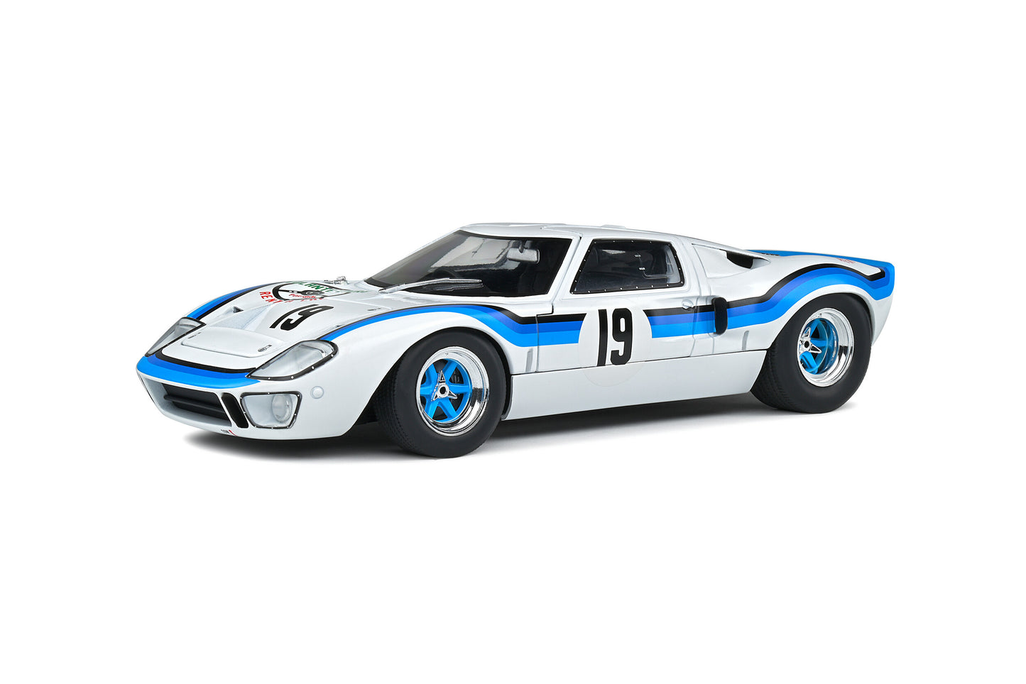 Solido 1973 Ford Gt40 Mk1 Angola Championship No 19 E. Marta, White 1:18