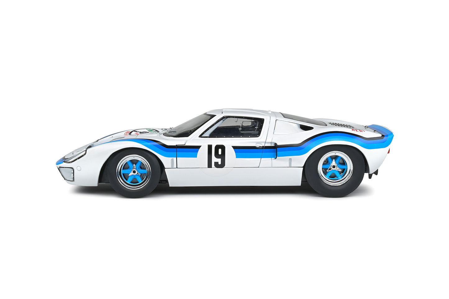 Solido 1973 Ford Gt40 Mk1 Angola Championship No 19 E. Marta, White 1:18