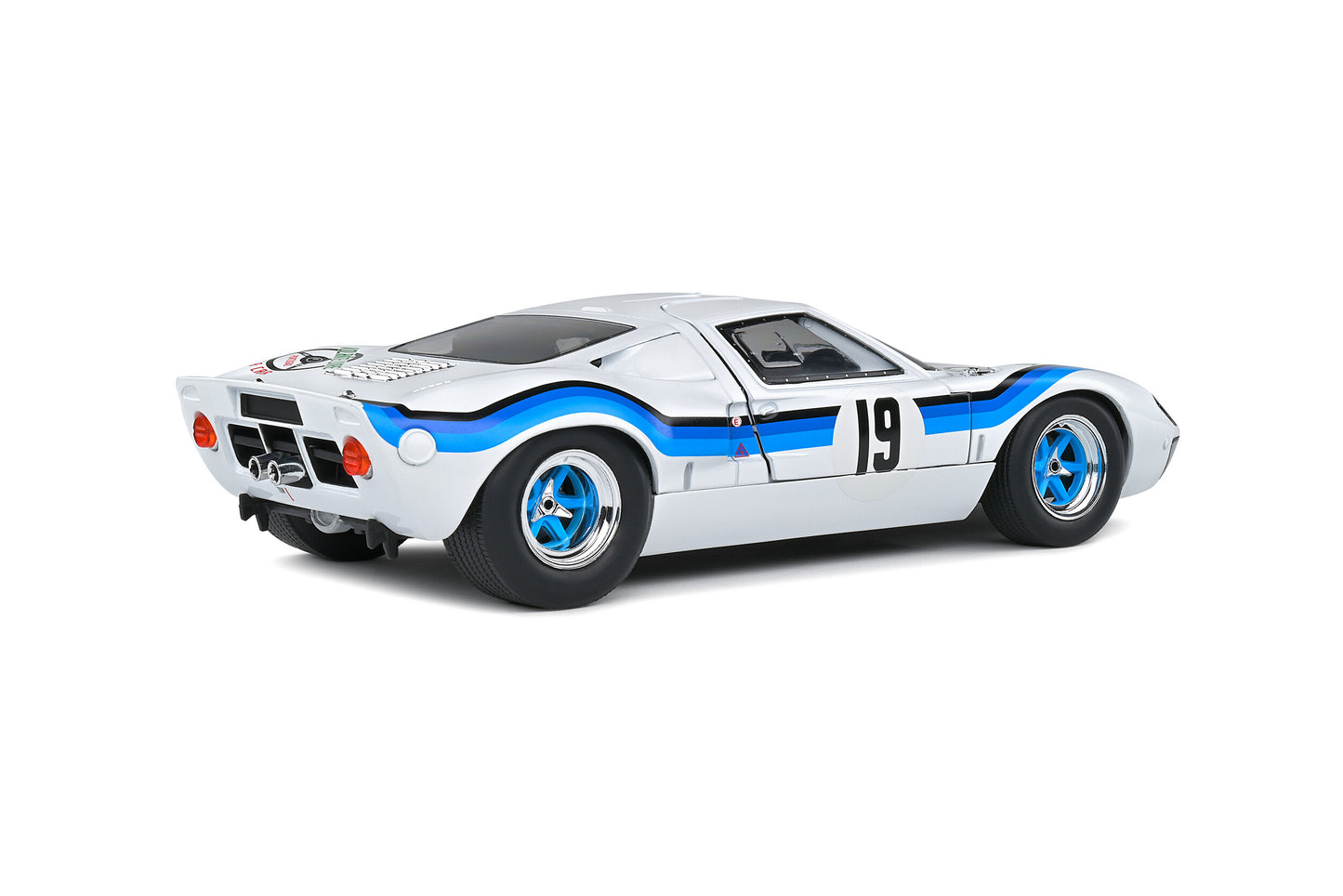 Solido 1973 Ford Gt40 Mk1 Angola Championship No 19 E. Marta, White 1:18