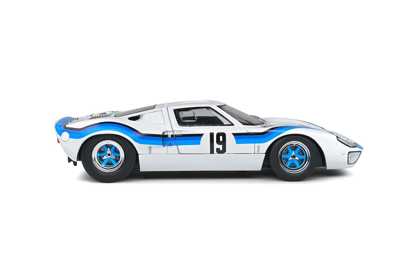 Solido 1973 Ford Gt40 Mk1 Angola Championship No 19 E. Marta, White 1:18