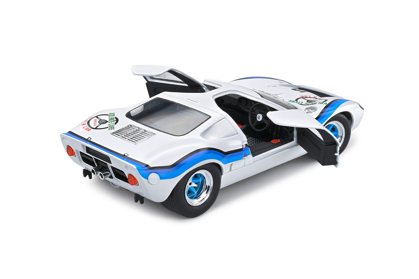 Solido 1973 Ford Gt40 Mk1 Angola Championship No 19 E. Marta, White 1:18