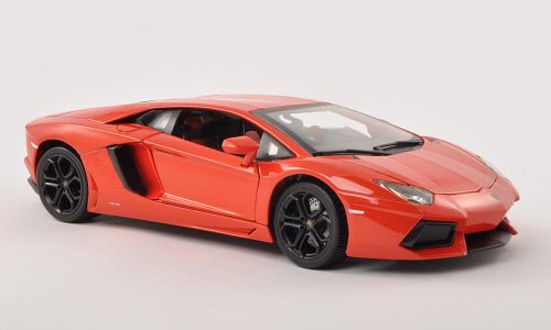 Bburago Lamborghini Aventador LP700-4 Dark Orange Metallic 1:18