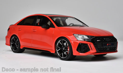 MCG 2022 Audi RS3 Sedan 8Y Tango Red 1:18