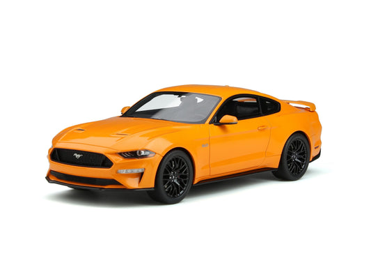 GT Spirit 2019 Ford Mustang GT 5.0 Coupe Orange Fury 1:18 RESIN