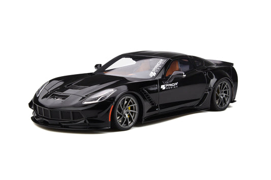 GT Spirit Chevy Corvette C7 Prior Design Hardtop Black 1:18 RESIN