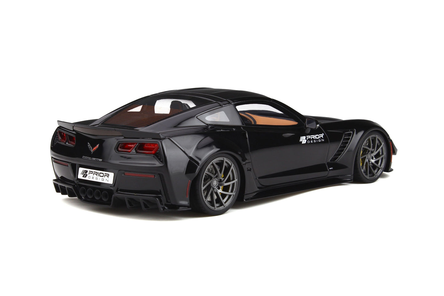 GT Spirit Chevy Corvette C7 Prior Design Hardtop Black 1:18 RESIN