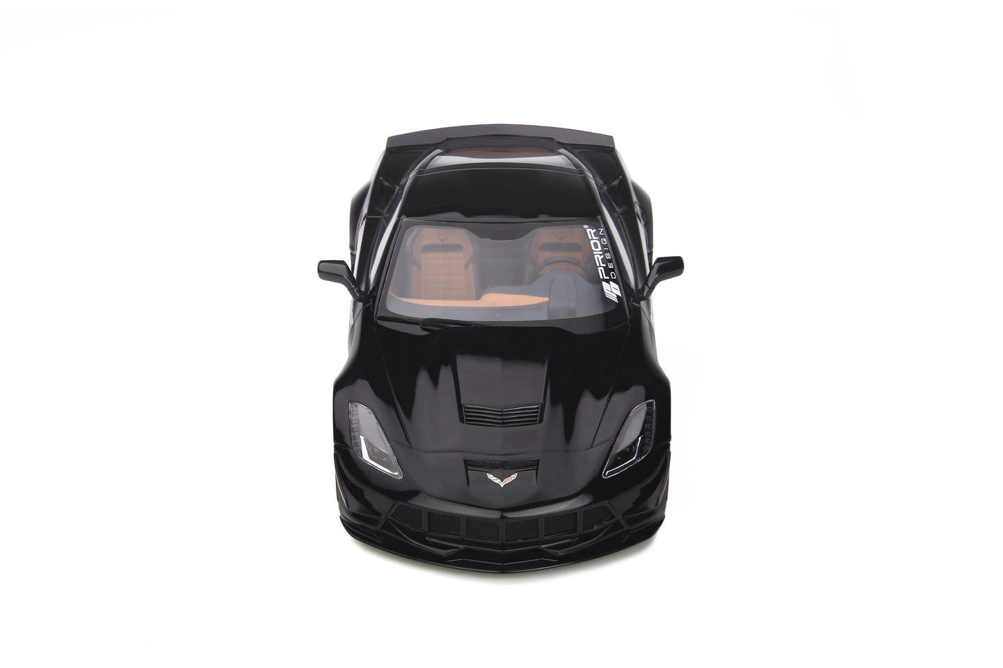 GT Spirit Chevy Corvette C7 Prior Design Hardtop Black 1:18 RESIN