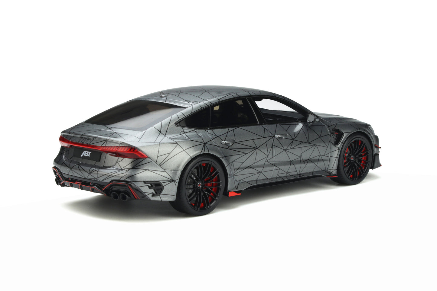 GT Spirit 2020 Audi RS7 R Sportback ABT C8 Daytona Grey Metallic 1:18 Resin