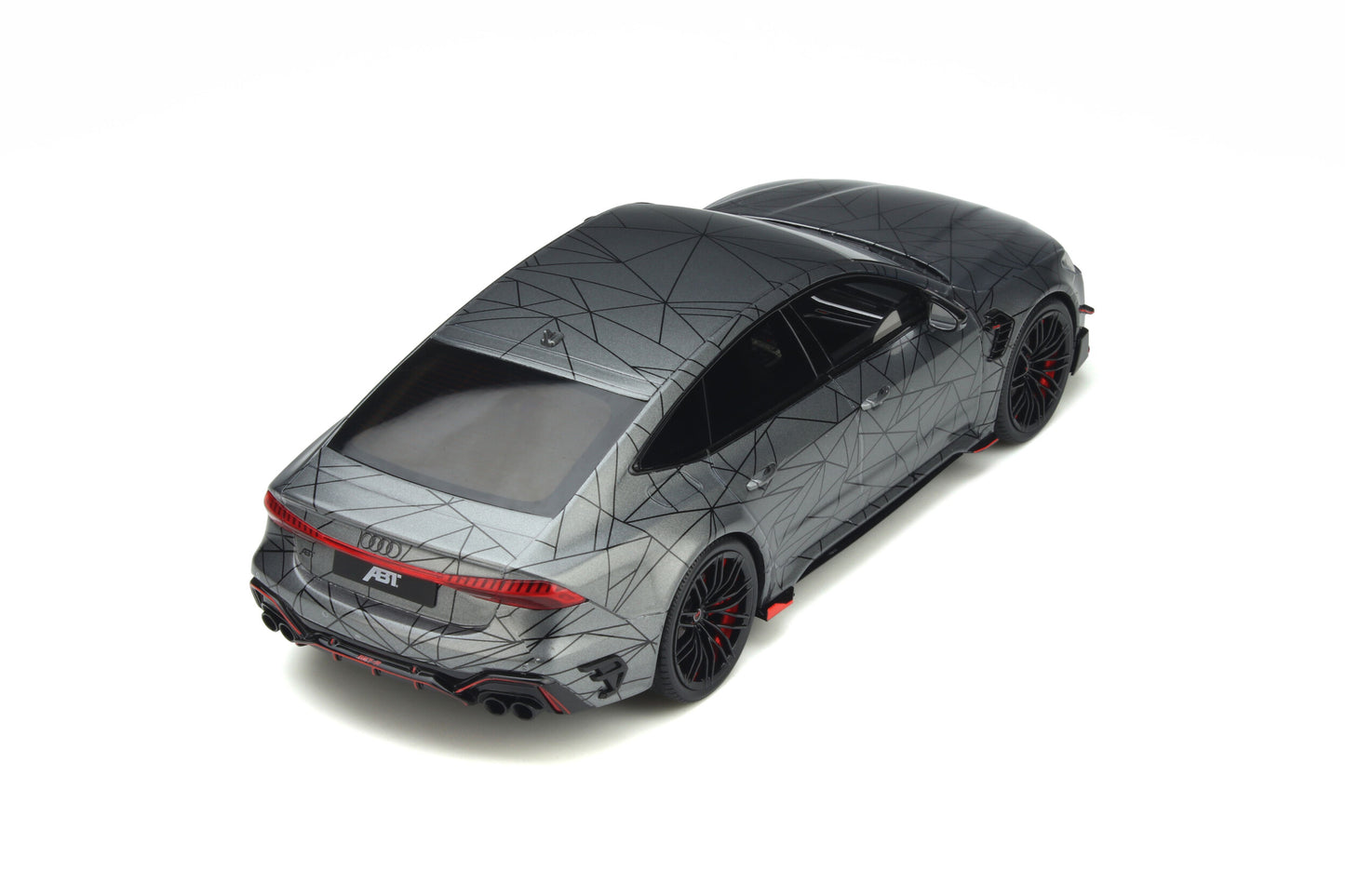 GT Spirit 2020 Audi RS7 R Sportback ABT C8 Daytona Grey Metallic 1:18 Resin