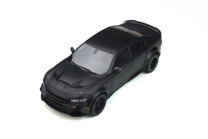 GT Spirit 2020 Dodge Charger SRT Hellcat Widebody Tuned by Speedkore Matte Black 1:18 RESIN, SEALED