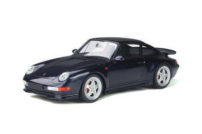 GT Spirit 1995 Porsche 911 993 Carrera RS Hardtop Midnight Blue 1:18 Resin, SEALED