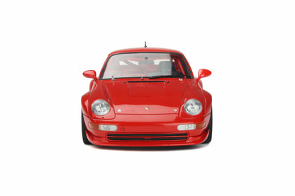 GT Spirit 1996 Porsche 911 993 3.8 RSR Guards Red w/ Gold Wheels 1:18 Resin, SEALED