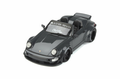 GT Spirit 2022 Porsche 911 964 Speedster RWB Bodykit Chop Shop Grigio Telesto 1:18 Resin