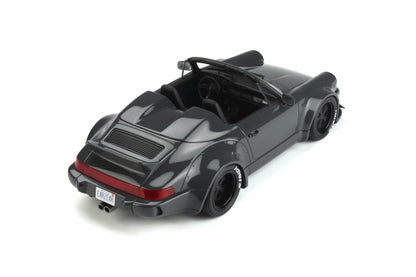 GT Spirit 2022 Porsche 911 964 Speedster RWB Bodykit Chop Shop Grigio Telesto 1:18 Resin