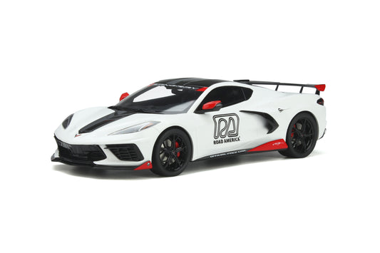 GT Spirit  2020 Chevy Corvette C8 Pace Car Arctic White 1:18 RESIN