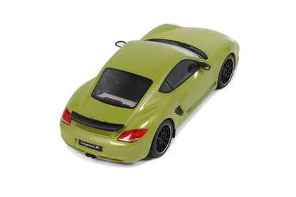 GT Spirit Porsche 981 Cayman R Peridot Green w/ Black Wheels 1:18 Resin