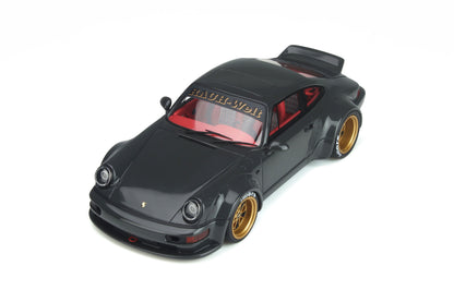 GT Spirit 2018 Porsche 911 964 RWB Bourgogne Grey 1:18 Resin