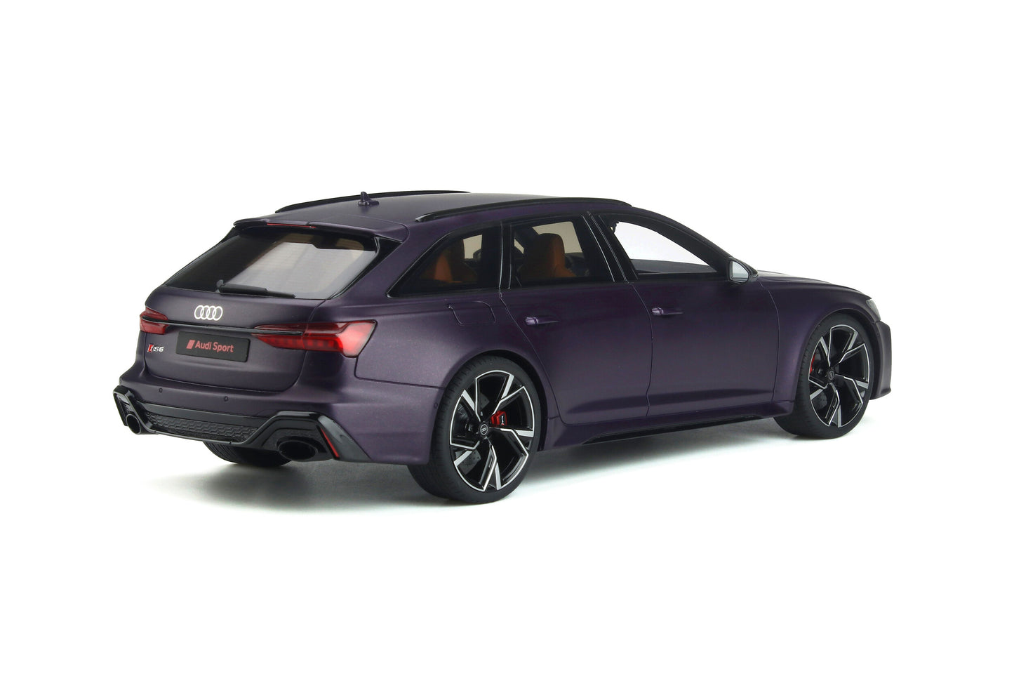 GT Spirit 2021 Audi RS6 Avant C8 Matte Merlin Purple 1:18 Resin, LIMITED