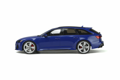 GT Spirit 2020 Audi RS6 Avant C8 Tribute Edition Nogaro Blue 1:18 Resin, LIMITED