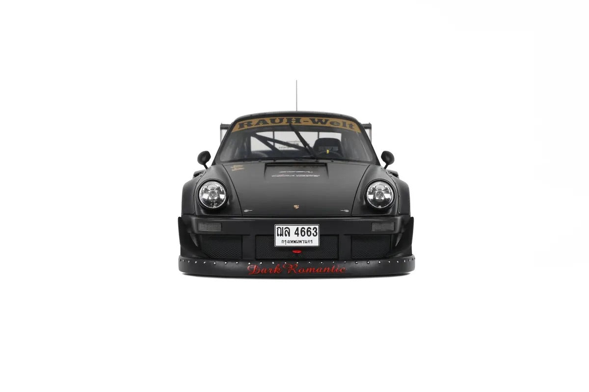 GT Spirit 2010 Porsche 911 930 RWB Stella Artois 2.0 Matte Black 1:18 Resin