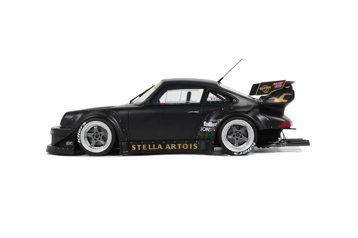 GT Spirit 2010 Porsche 911 930 RWB Stella Artois 2.0 Matte Black 1:18 Resin