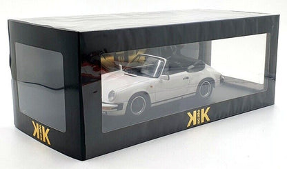 KK Scale Porsche 911 SC Cabriolet 1983 G Series w/ Removable Top White 1:18