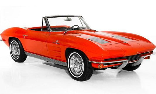 Norev 1963 Chevy Corvette C2 Stingray Cabriolet (Convertible) Riverside Red 1:18