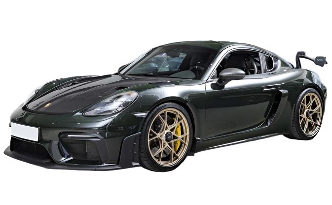 Norev 2023 Porsche 718 Cayman GT4 RS w/ Weissach Package Brewster Green 1:18