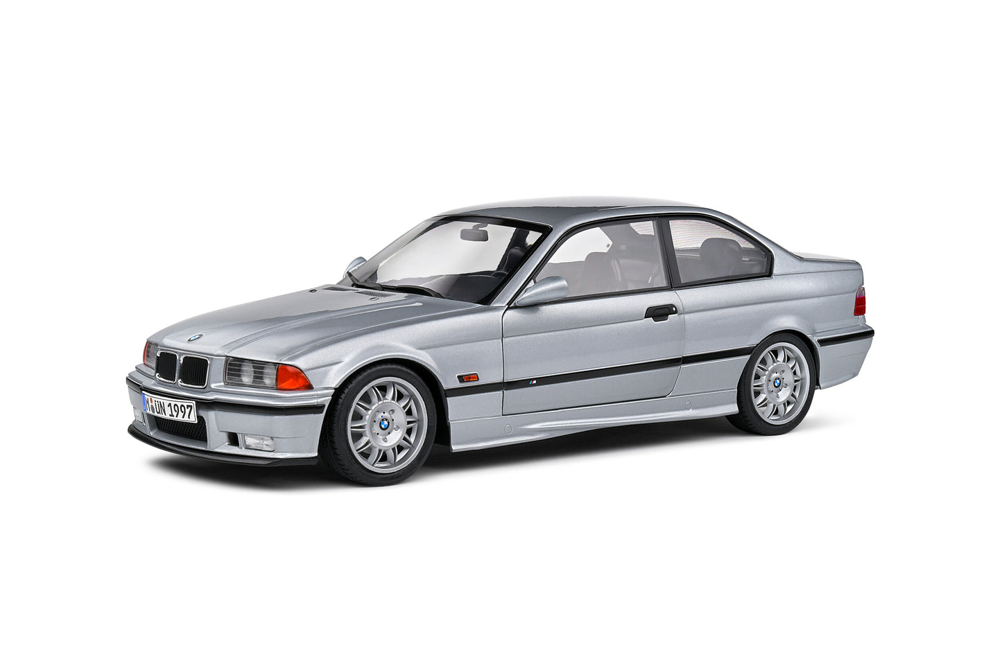 Solido 1990 BMW E36 M3 Coupe Silver 1:18