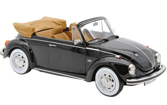 Norev 1972 VW Beetle (Bug) 1303 Cabriolet Black 1:18