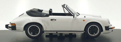 KK Scale Porsche 911 SC Cabriolet 1983 G Series w/ Removable Top White 1:18