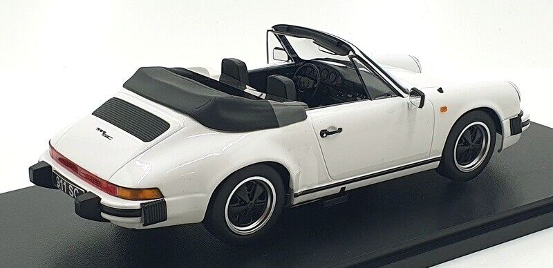 KK Scale Porsche 911 SC Cabriolet 1983 G Series w/ Removable Top White 1:18