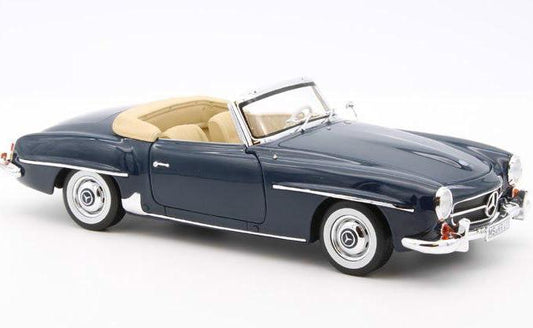 Norev 1957 Mercedes-Benz 190 SL Cabriolet Middle Blue 1:18