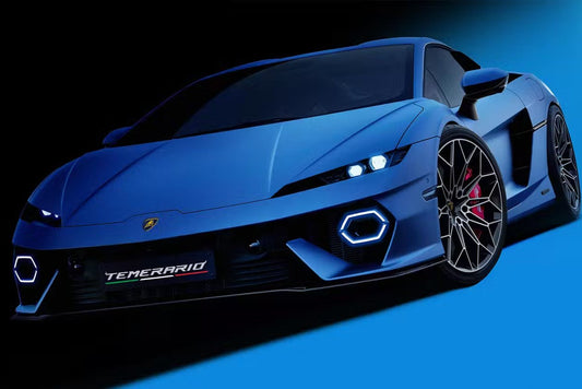 Bburago 2025 Lamborghini Temerario Blue 1:18