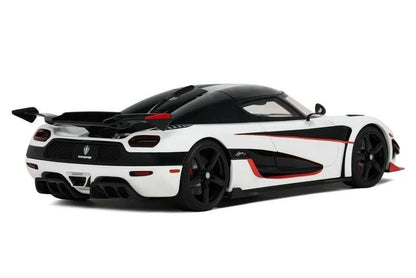 GT Spirit 2015 Koenigsegg Agera RS White Metallic w/ Black Stripes & Red Accents 1:18