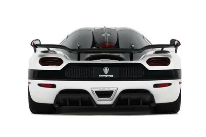 GT Spirit 2015 Koenigsegg Agera RS White Metallic w/ Black Stripes & Red Accents 1:18